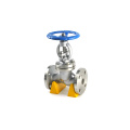 Forged steel medium temperature din bellow sealed forged globe valve 800#